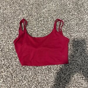 Women's Red Crop Top